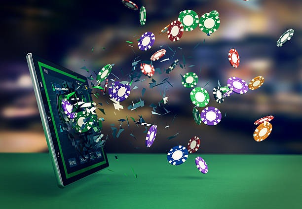 Roulette wheel and betting layout Roulette wheel on Playtech live table